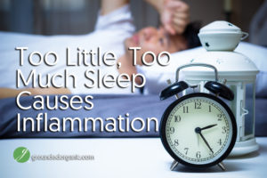 Too Little, Too Much Sleep Causes Inflammation